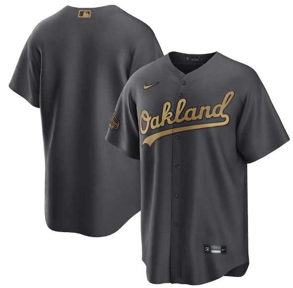 Oakland Athletics Blank Charcoal 2022 All-Star Cool Base Stitched Baseball Jersey,We sell and wholesale Oakland Athletics Blank Charcoal 2022 All-Star Cool Base Stitched Baseball Jersey on line form chian!